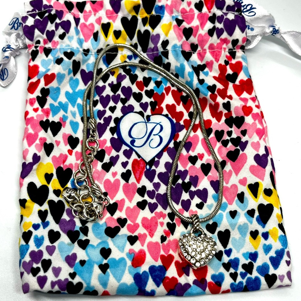 Brighton Reversible Crystal Heart Necklace